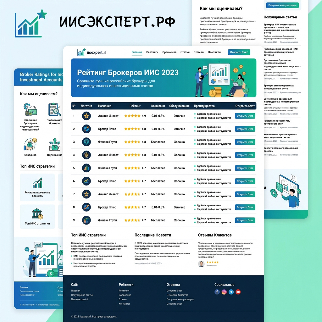 Рейтинги брокеров для ИИС